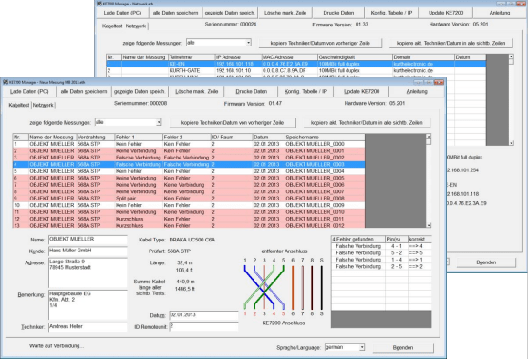 以太網(wǎng)測試儀軟件界面 以太網(wǎng)測試儀軟件界面